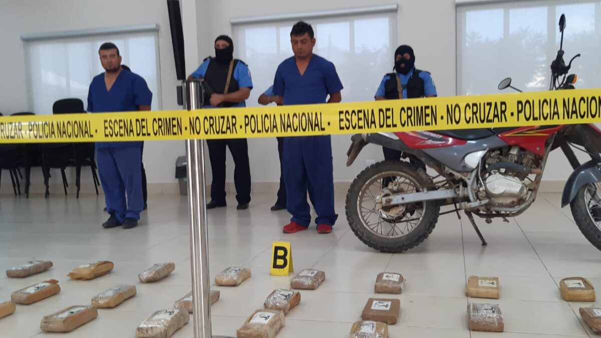 Incautan más de 31 kilos de cocaína en Diriamba, Carazo