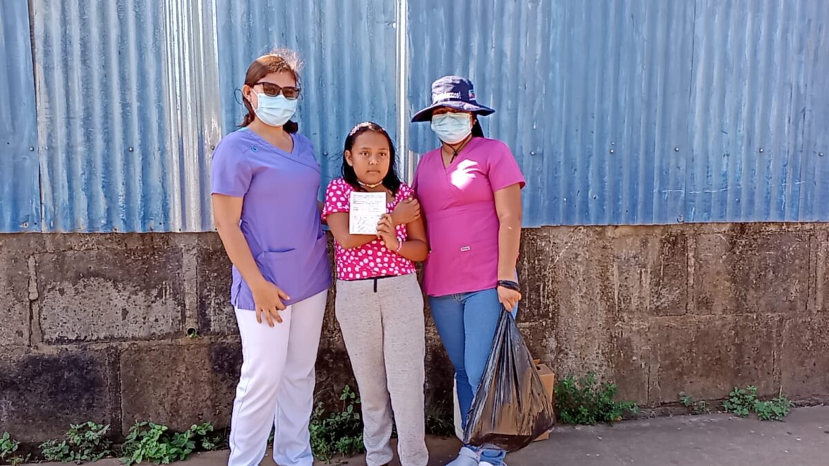 Barrio La Curva de Managua se inmuniza contra el virus de la Covid-19