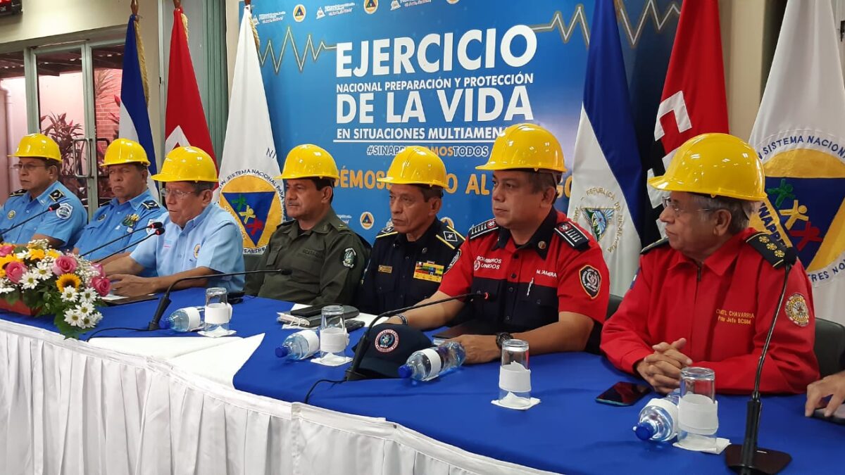 Nicaragua realiza lV Ejercicio Nacional de preparación para protección de la vida