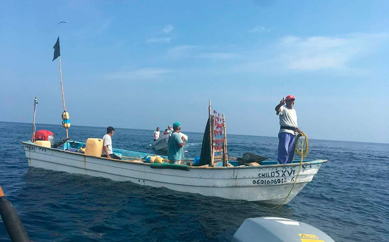 Despliegan operativo en México para rescatar a pescadores extraviados en el Golfo de California