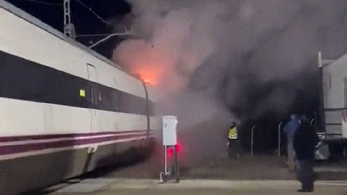 España: al menos 5 heridos tras incendio en un tren