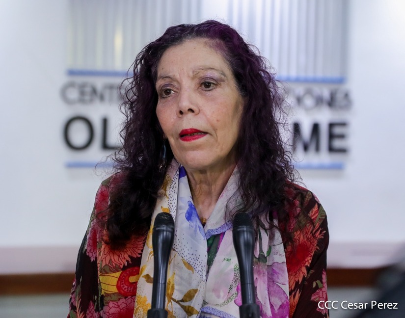 Vicepresidenta de Nicaragua insta a reflexionar y seguir creando una cultura de paz