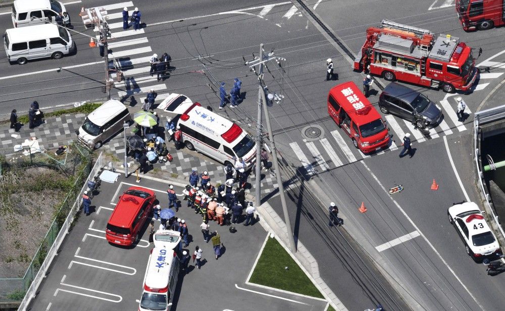 Accidente vial deja 15 heridos en Japón