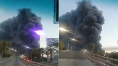 Reportan voraz incendio en una fábrica en una ciudad mexicana, cerca de la frontera con EE.UU.