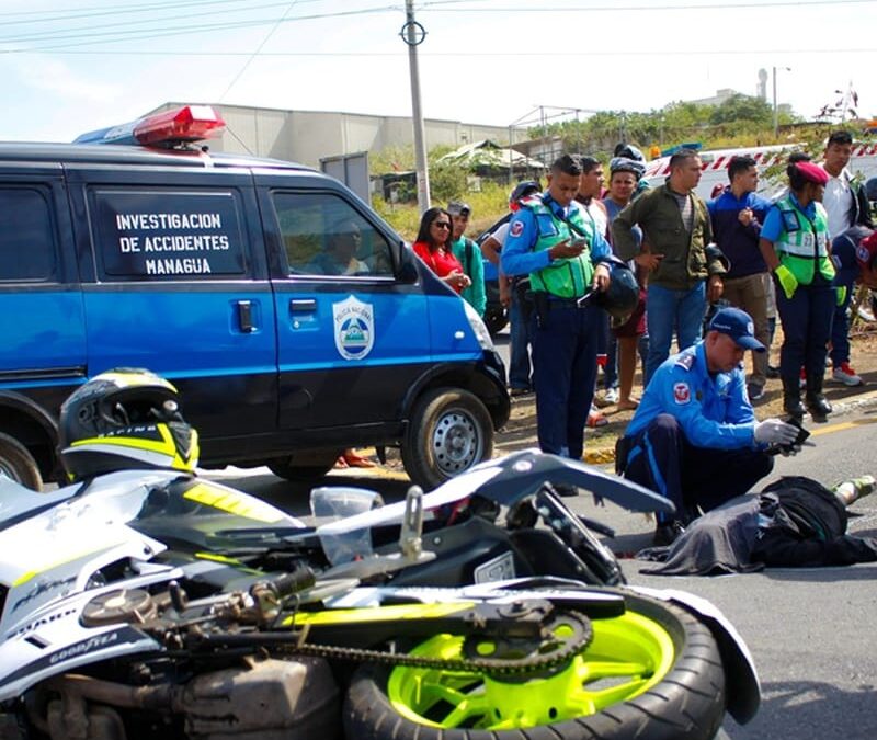 En Nicaragua más del 60% de muertos en accidentes de tránsito son jóvenes