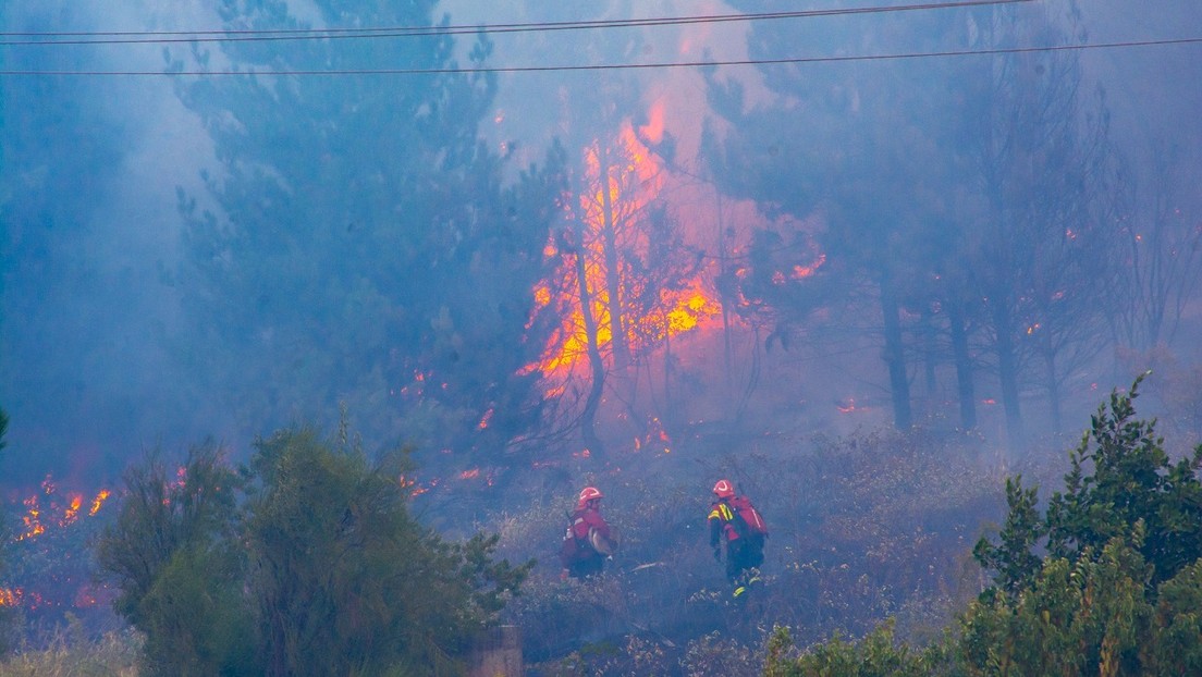 Se desata voraz incendio en el oeste de Argentina