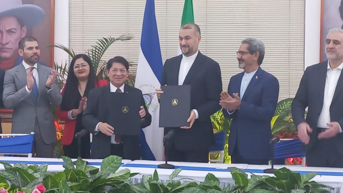 Irán y Nicaragua firman memorándum de entendimiento sobre mecanismos de cooperación