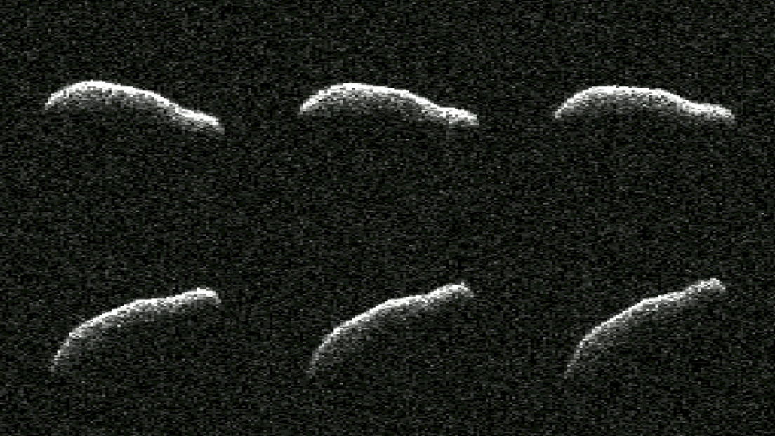 NASA revela imágenes de un asteroide extremadamente alargado