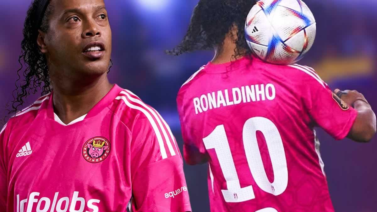 Debut de Ronaldinho en la Kings League bate récord en TikTok