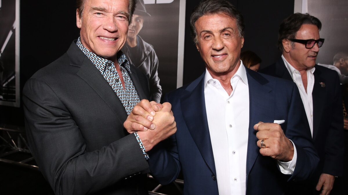 Arnold Schwarzenegger felicita a Sylvester Stallone por la teoría de Rocky que iba adelantada a la ciencia