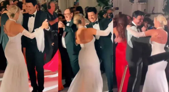 Chayanne baila «Tiempo de Vals» con su sobrina Lele Pons en su boda con Guaynaa