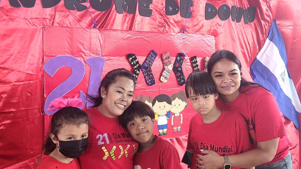 Niñez de la Escuela Melania Morales celebra el Día mundial del Síndrome de Down