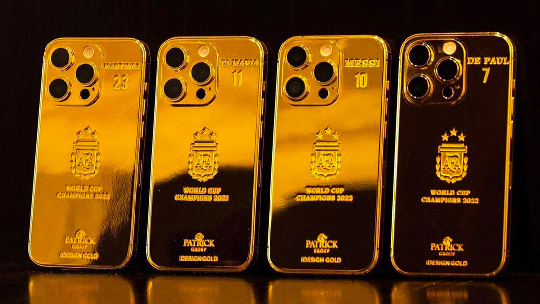 Messi compra 35 iPhone de oro para sus compañeros de la selección argentina por haber ganado el Mundial