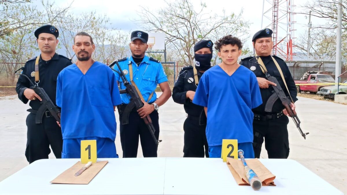 Policía captura a presuntos homicidas en Ocotal