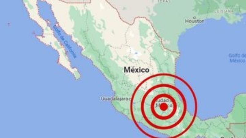 Reportan sismo de magnitud 5.8 en México