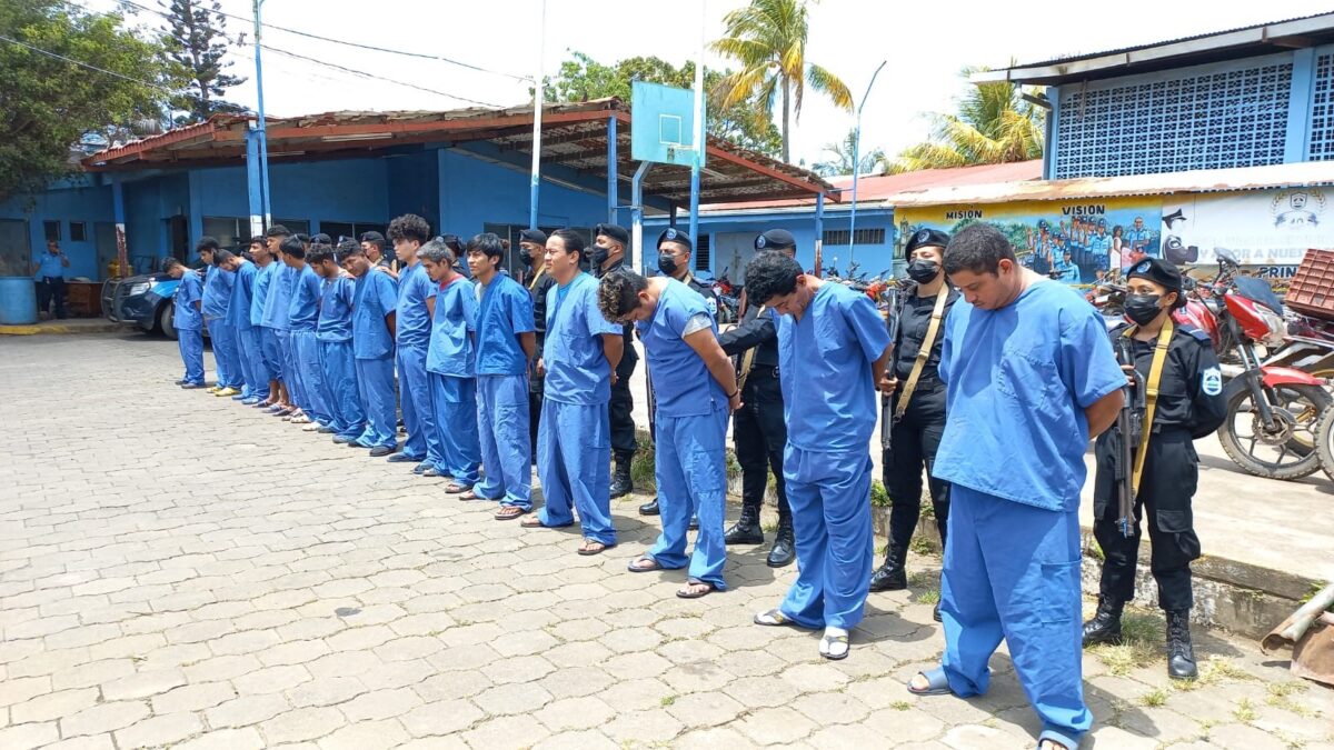 17 detenidos en Carazo señalados de cometer múltiples delitos