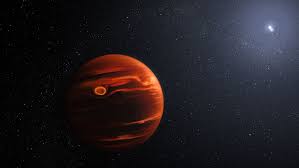 Detectan tormenta de polvo caliente en un exoplaneta 20 veces más grande que Júpiter
