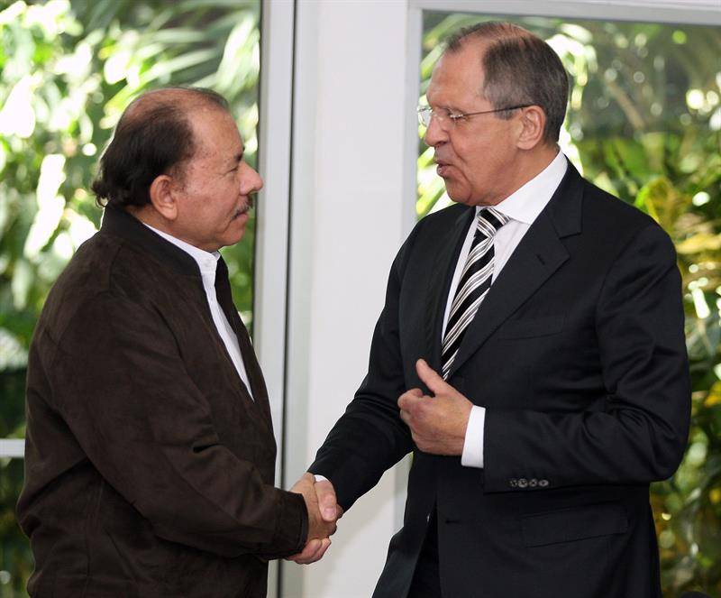 Presidente de Nicaragua recibirá al canciller de Rusia Serguéi Lavrov