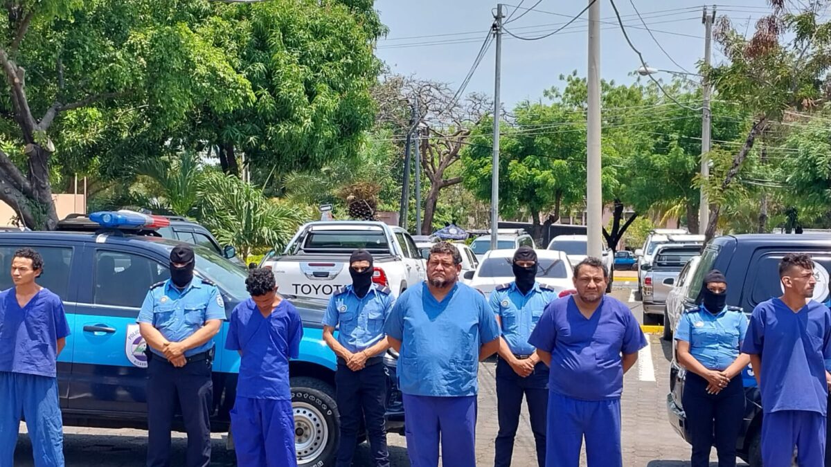 26 presuntos delincuentes son arrestados recientemente en Nicaragua