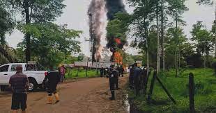 Varios heridos deja explosión en un pozo petrolero en Colombia