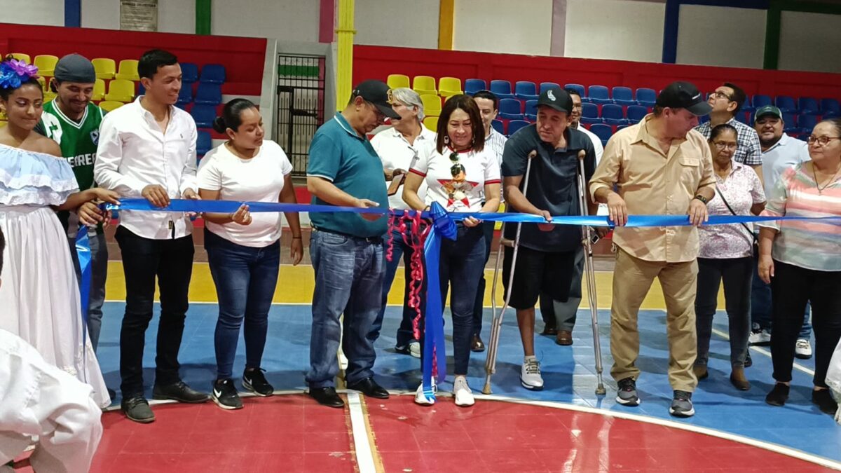 Inauguran mejoras en el Polideportivo Solidaridad de Ocotal