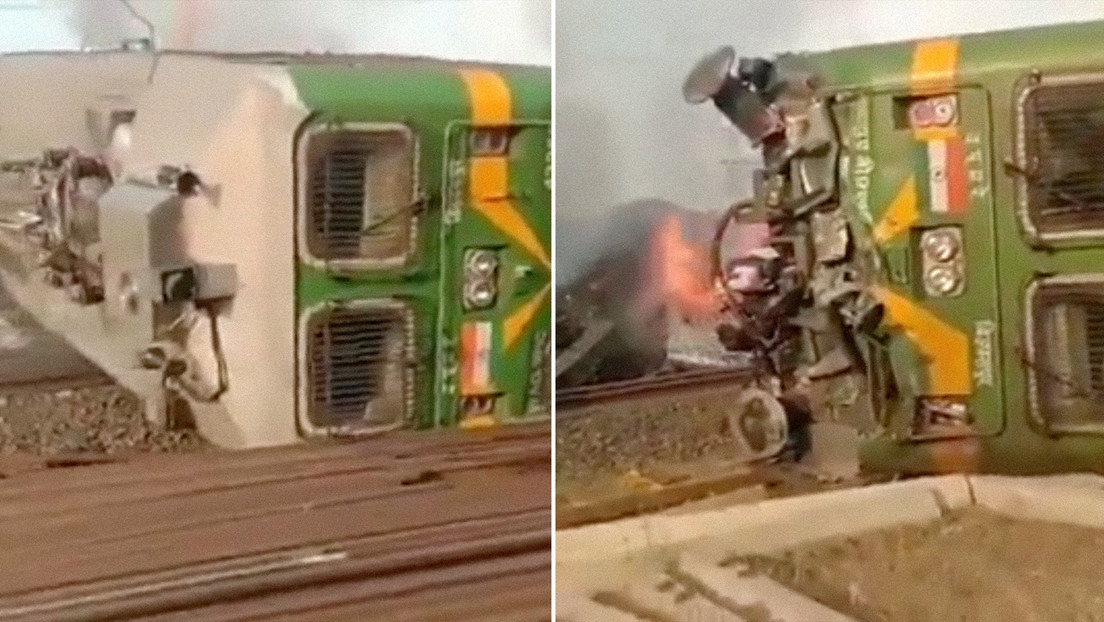 Al menos un muerto y varios heridos deja choque de dos trenes en la India
