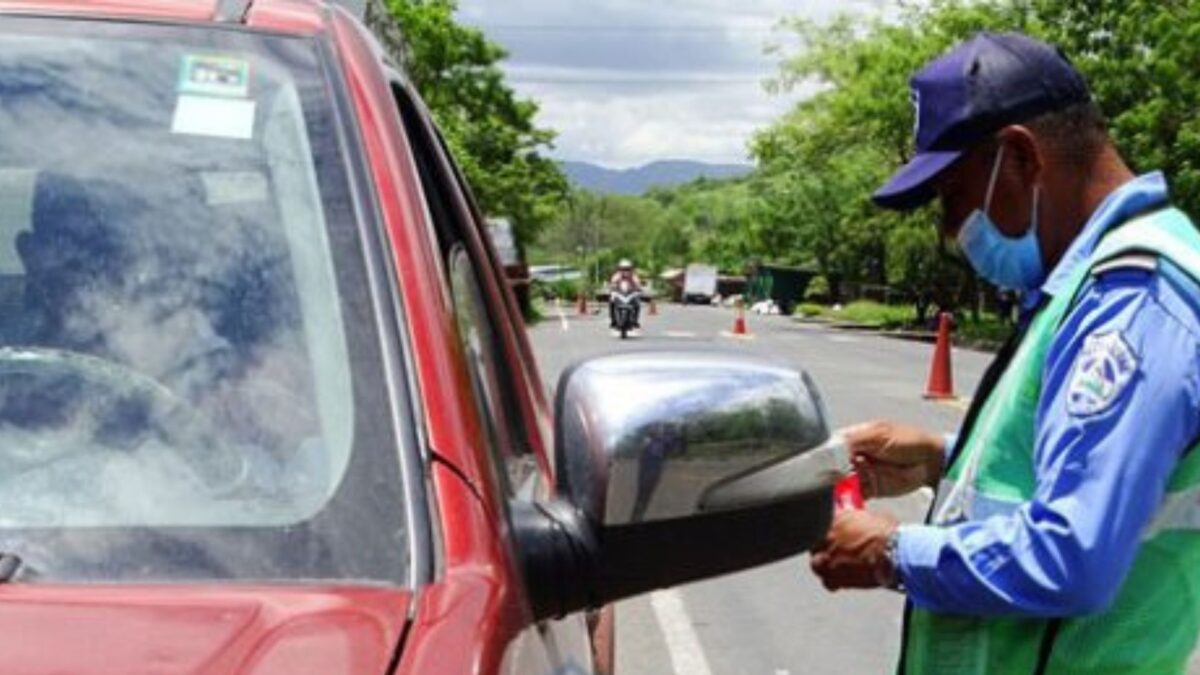 Policía Nacional realiza más de 6 mil multas en Nicaragua