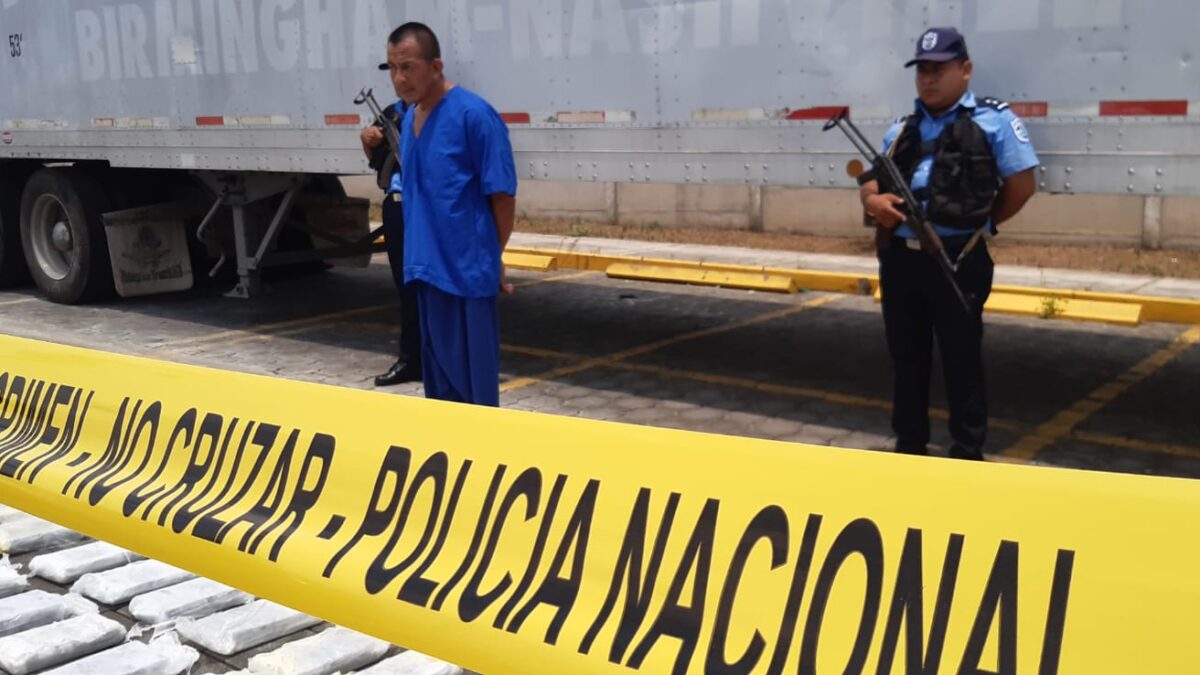 Capturan a guatemalteco con más de 200 kilos de cocaína en Nicaragua