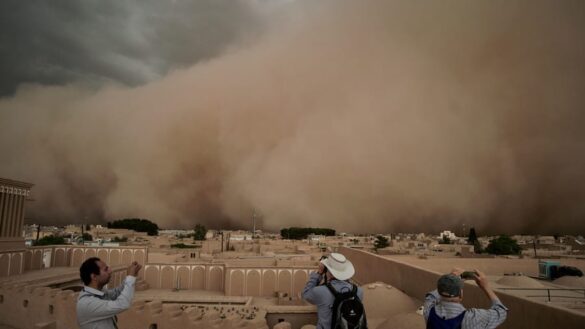 tormenta de arena, iran, sistan,