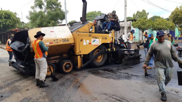 Millonaria inversión revestimiento calles