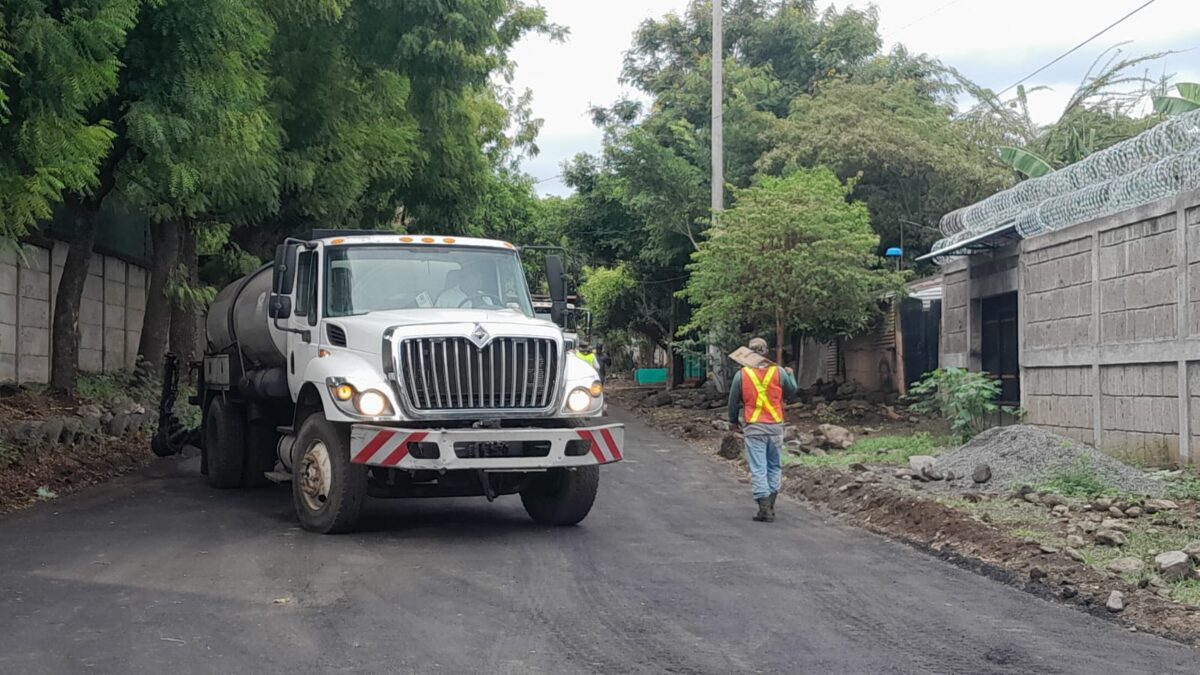 Pobladores de Managua cuentan con más calles nuevas