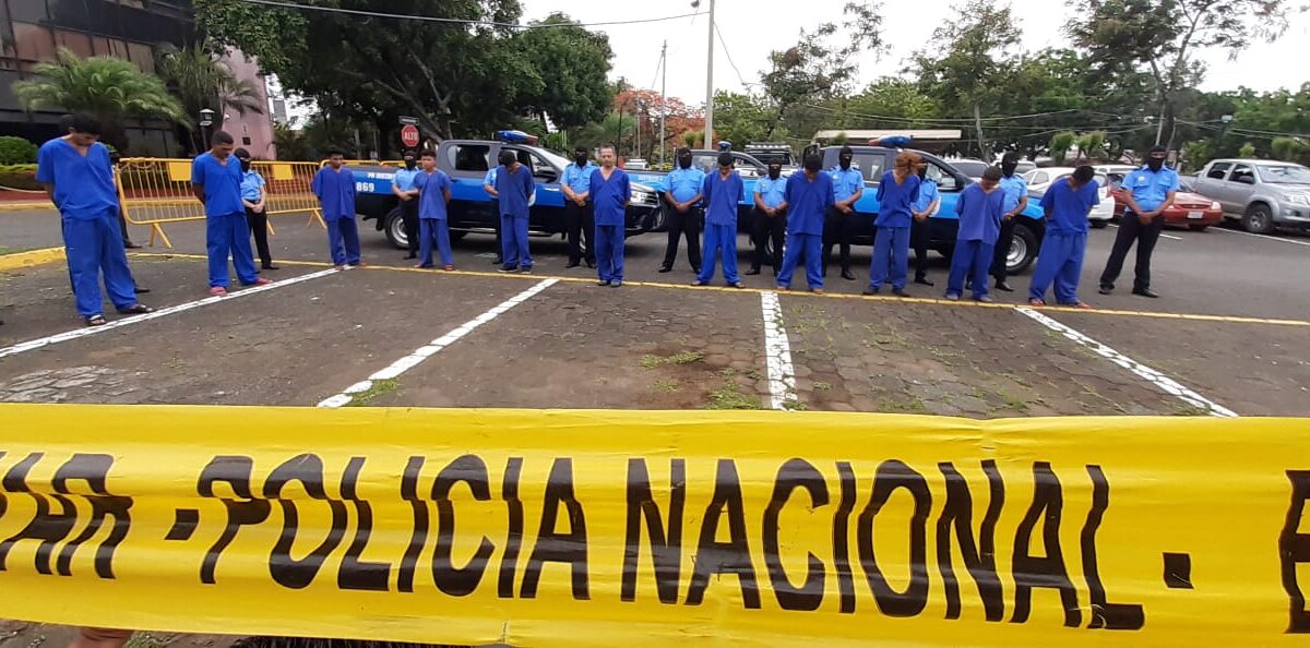 45 presuntos delincuentes capturados por la Policía en Nicaragua