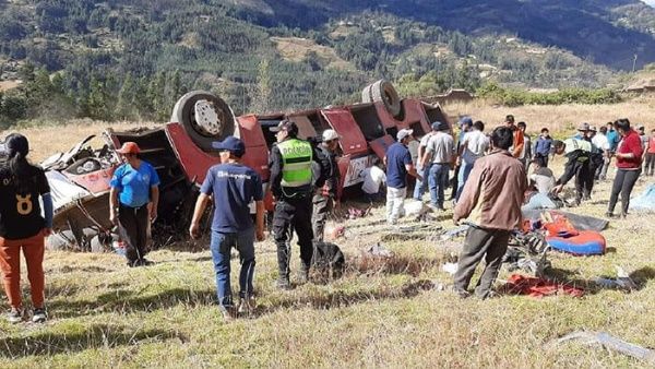 Accidente bus muertos Perú