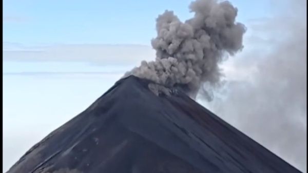Volcán Fuego erupción Guatemala