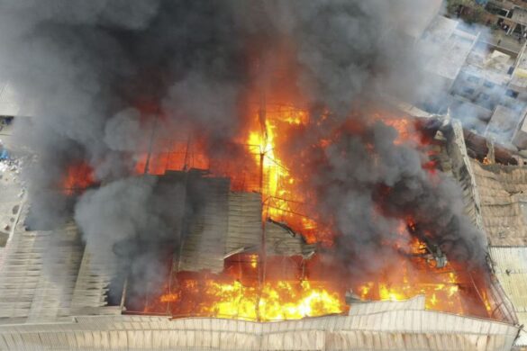 incendio almacén telas Lima