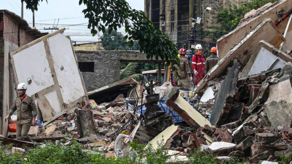 muertos derrumbe edificio Brasil