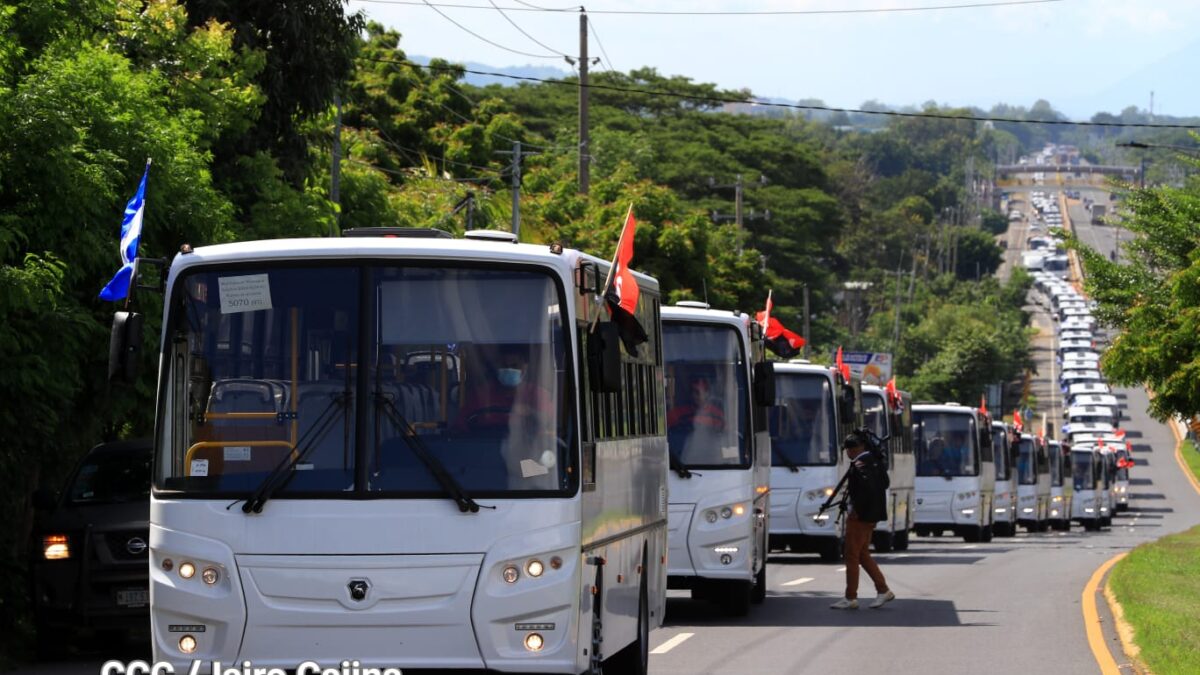 buses, rusia, nicaragua,