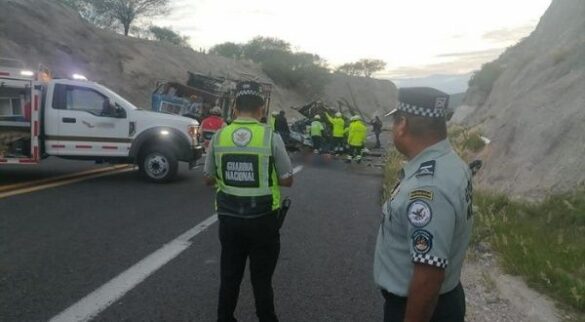 accidente vial, migrantes muertos, mexico,