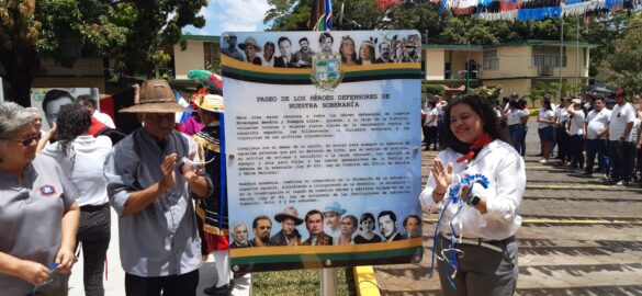 Inauguran-paseo-heroes-nicaraguenses-UNA