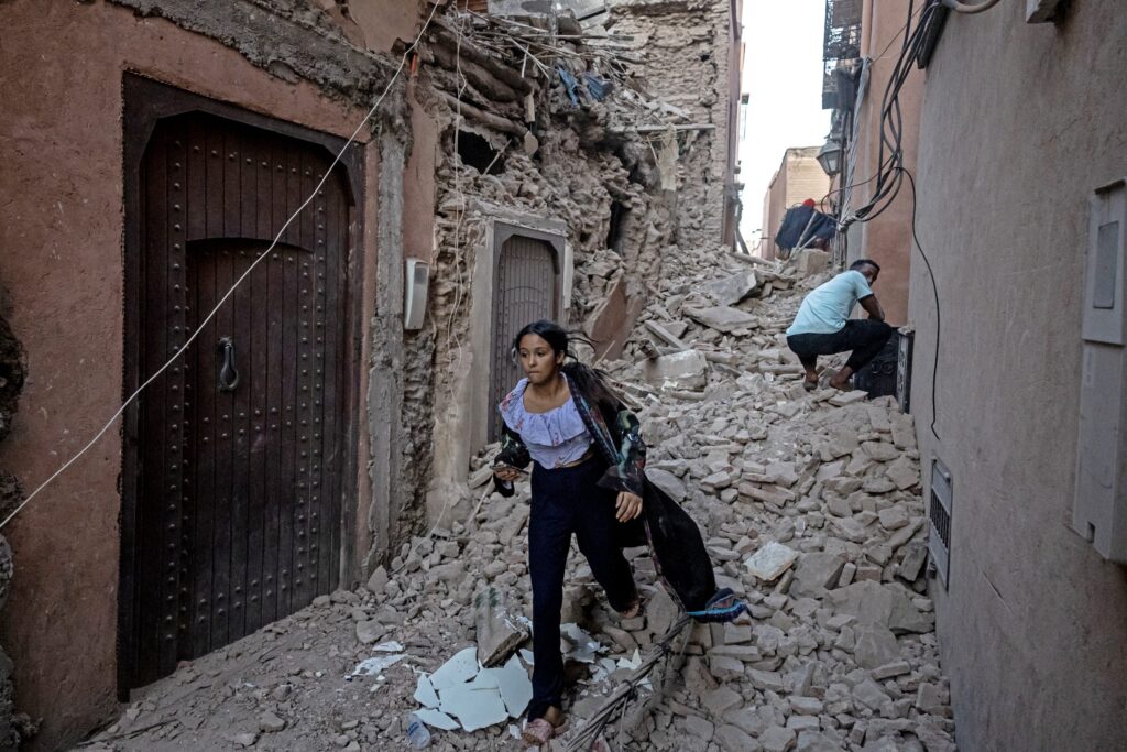 Marruecos terremoto fuerte registrado 