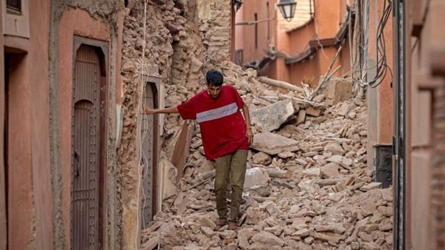 Marruecos terremoto fuerte registrado 
