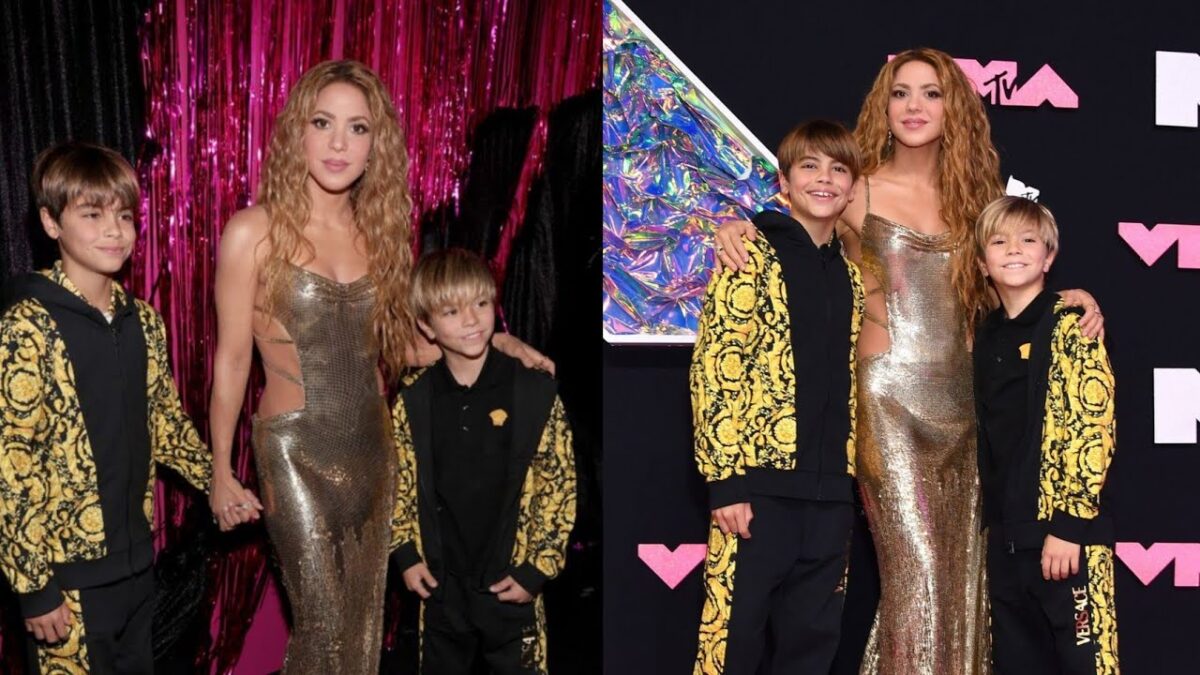 Shakira MTV acompañada hijos