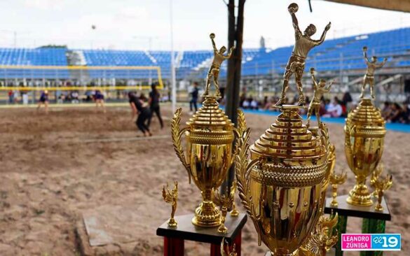 Atletas Voleibol playa campeonato