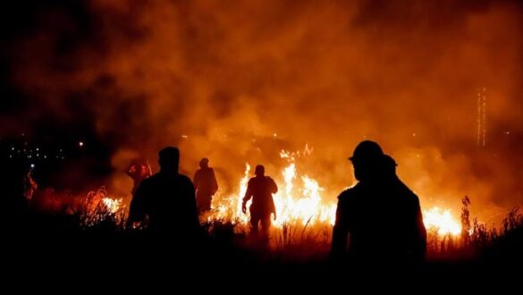 Fuerte incendio Paraguay heridos