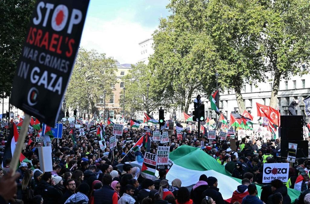Manifestación Paris apoyo Palestina