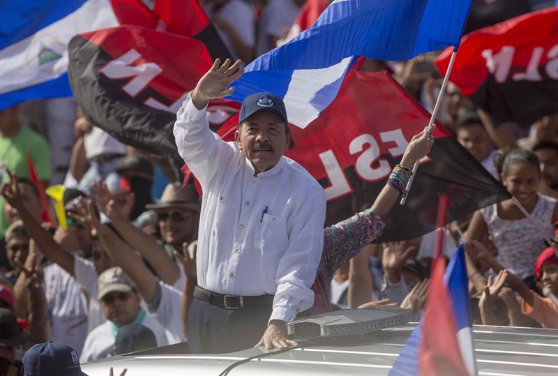 Nicaragüense presidente Daniel Ortega