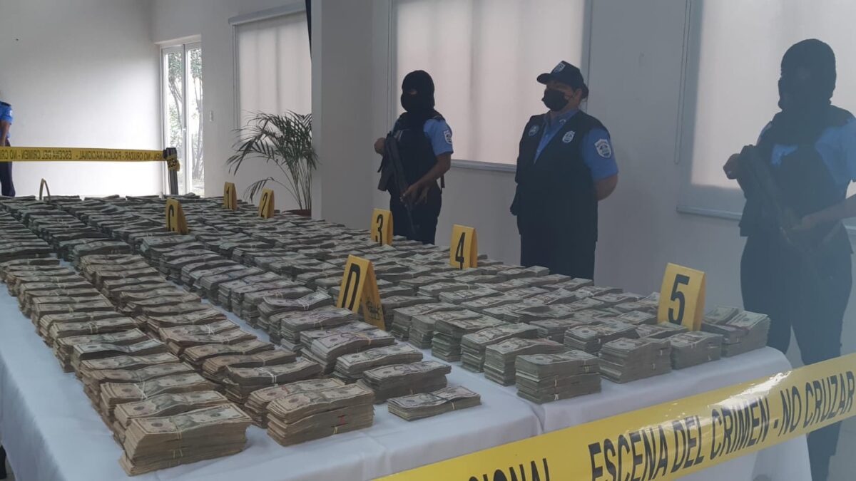 Policía Nacional incauta más de 2 millones de dólares en Chontales.