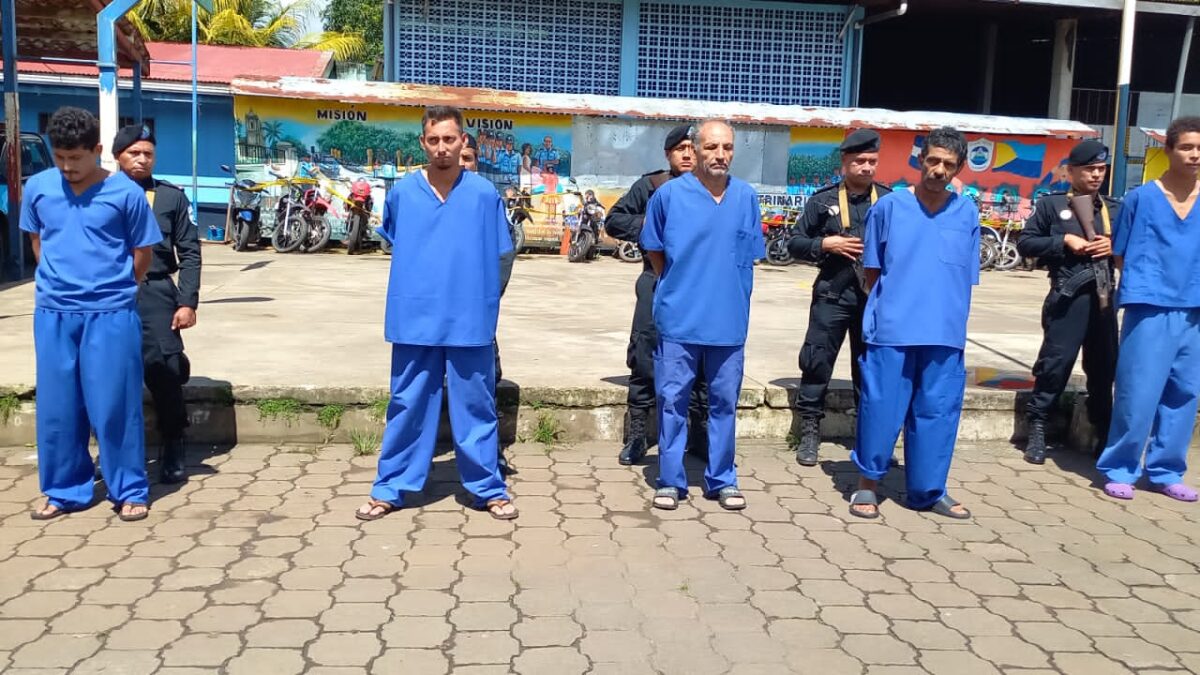 Ocho detenidos por delitos de alta peligrosidad en Carazo