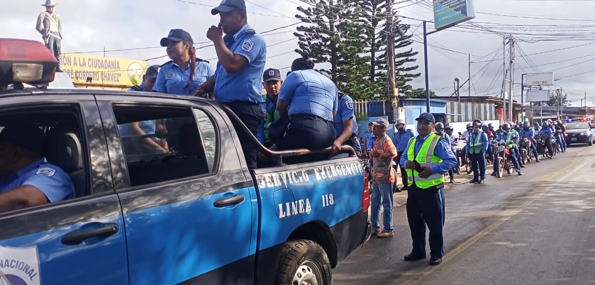 Policía de Carazo realiza Caravana «Salva tu vida»