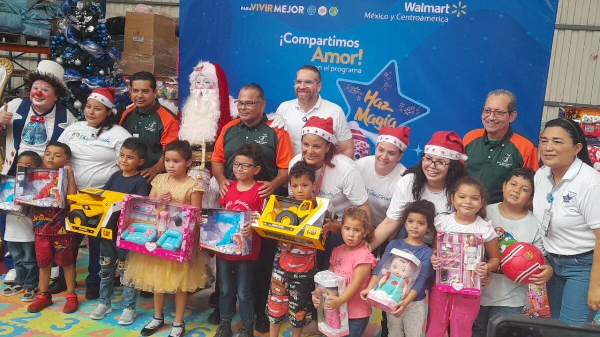 Walmart Nicaragua dona más de cuatro mil juguetes en esta navidad